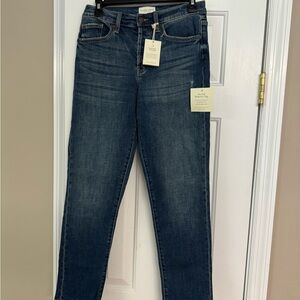 Women's Oliver Logan Ludlow Relaxed NEW Straight Leg Jeans in Dark Blue